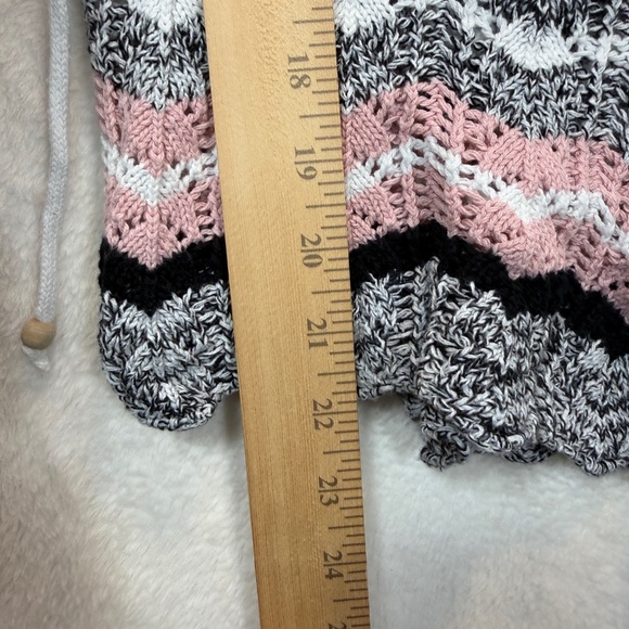 Warehouse one Crochet Tank Top Womens Size Small White Pink Girlie Carnival - Picture 7 of 8